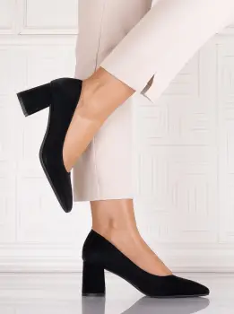 Pantofi eleganti Black dama din Piele Ecologica Arriba imagine