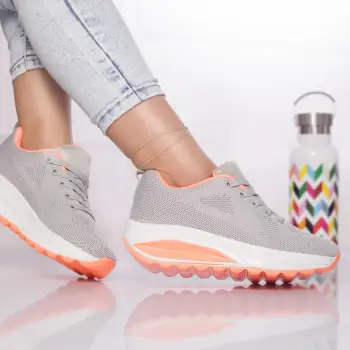 Pantofi sport textil gri anastasy imagine