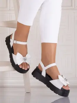 Sandale dama Albe din piele Ecologica Denisse imagine