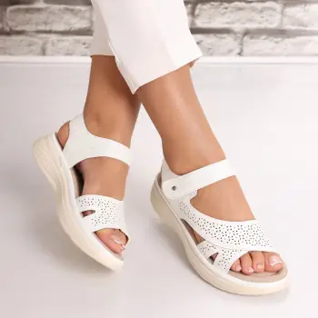 Sandale dama ALBE din Piele Ecologica Mevin imagine