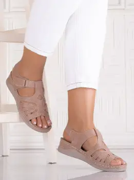 Sandale dama Roz din Piele Ecologica California imagine