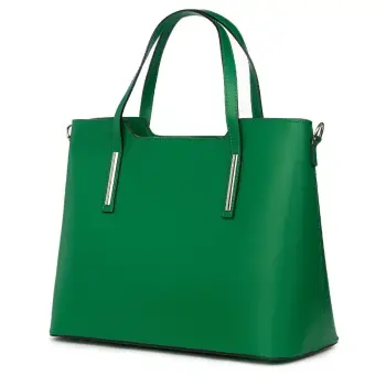 Geanta dama din piele Ligia verde imagine