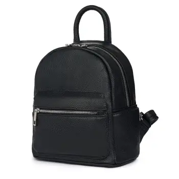 Mini rucsac din piele Rafael negru imagine