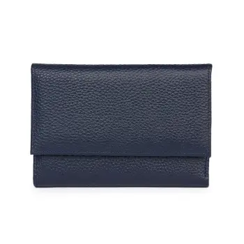Portofel dama din piele naturala Simeon bleumarin imagine