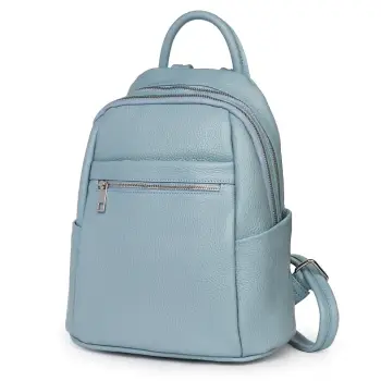 Rucsac dama din piele Jonathan bleu imagine