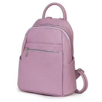 Rucsac dama din piele Jonathan lila imagine