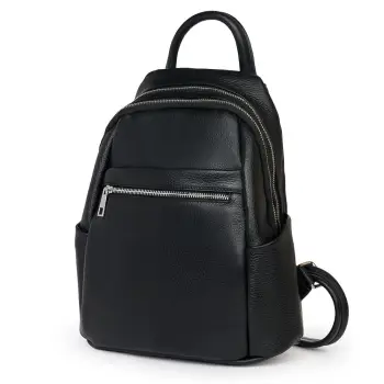 Rucsac dama din piele Jonathan negru imagine