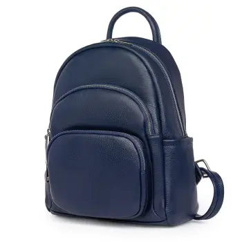 Rucsac din piele naturala Alghero bleumarin imagine