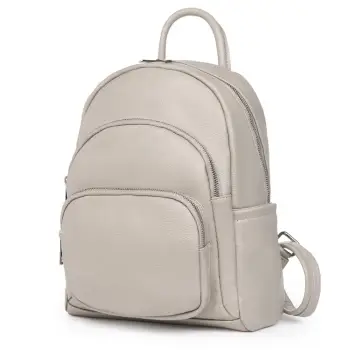 Rucsac din piele naturala Alghero gri imagine