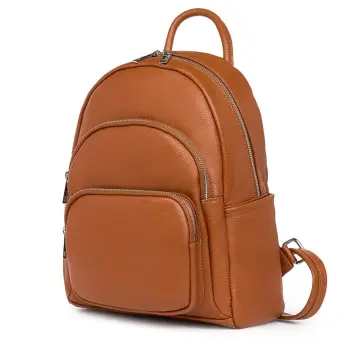 Rucsac din piele naturala Alghero maro imagine