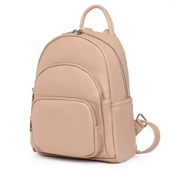 Rucsac din piele naturala Alghero roz imagine