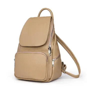 Rucsac din piele naturala Amadeus bej imagine