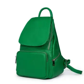 Rucsac din piele naturala Amadeus verde imagine