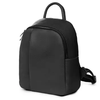 Rucsac din piele naturala Angelo negru imagine