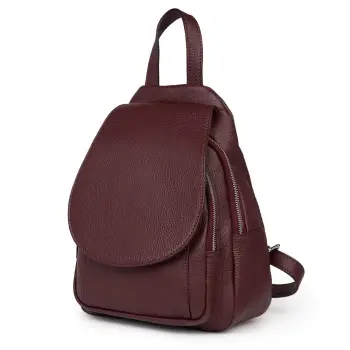 Rucsac din piele naturala Dante grena imagine