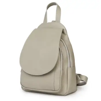 Rucsac din piele naturala Dante gri imagine