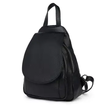 Rucsac din piele naturala Dante negru imagine