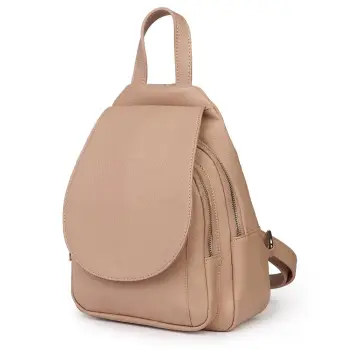 Rucsac din piele naturala Dante roz imagine