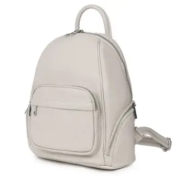 Rucsac din piele naturala Enzo gri imagine