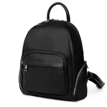 Rucsac din piele naturala Enzo negru imagine