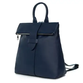 Rucsac din piele naturala Ricardo bleumarin imagine