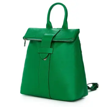 Rucsac din piele naturala Ricardo verde imagine