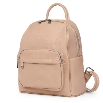 Rucsac din piele naturala Vicenzo roz imagine