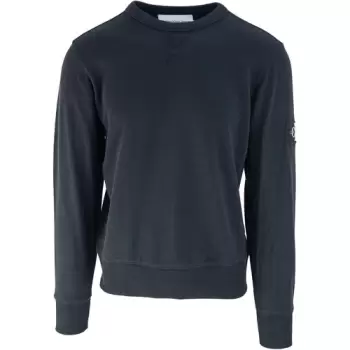 Bluza barbati Calvin Klein Monogram Sleeve Badge Crew J30J314035BAE imagine