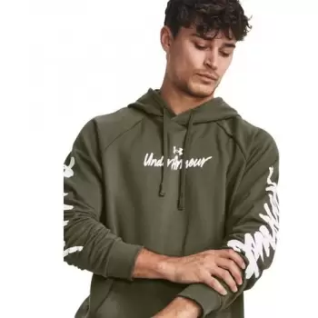 Hanorac barbati Under Armour Rival Fleece Graphic 1379760-390 imagine