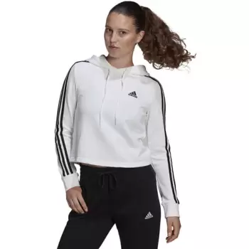 Hanorac femei adidas Essentials 3-Stripes Cropped GM5574 imagine