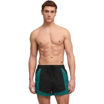 Pantaloni scurti barbati Puma Swim Men Crinkle Colour Block Short 94751402 imagine