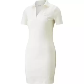 Rochie femei Puma Classics Ribbed V-Collar 53805699 imagine