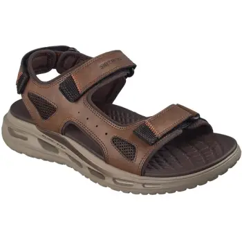 Sandale barbati Skechers Orvan Sd - Gamble 211371-BRN imagine