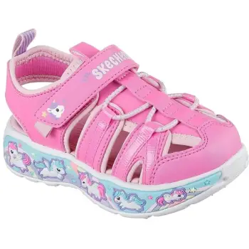 Sandale copii Skechers Play Scene Splash - Cute Crew 303162N-PKLP imagine