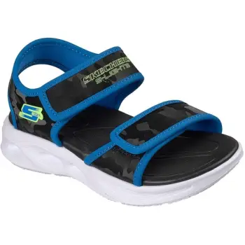 Sandale copii Skechers Sola Glow Sandal - Camo Brigh 407010L-BKBL imagine