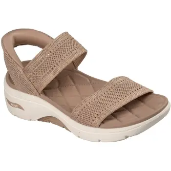 Sandale femei Skechers Go Walk Arch Fit 20 Sandal - 140844-TAN imagine