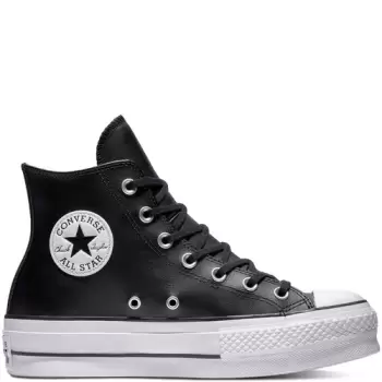 Tenisi cu platforma femei Converse Chuck Taylor All Star Lift Leather High Top 561675C imagine