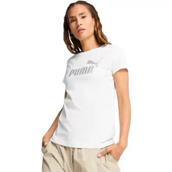 Tricou femei Puma Ess Metallic No 1 Logo Tee 63153602 imagine