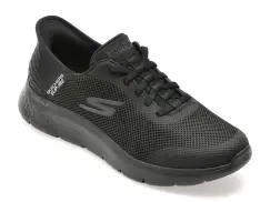 30Pantofi sport SKECHERS negri, GO WALK FLEX, din material textil imagine