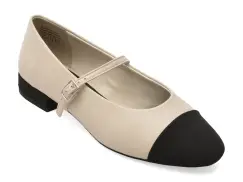 Balerini ALDO albi, HAOINIA 110, din piele naturala imagine