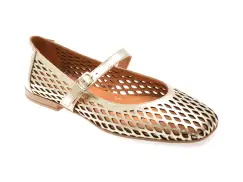 Balerini EPICA aurii, 3512455, din piele naturala imagine