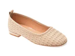 Balerini EPICA bej, 532210, din piele naturala imagine