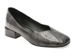 Balerini EPICA gri, 3510021, din piele naturala lacuita imagine