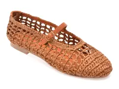 Balerini EPICA maro, 5691375, din material textil imagine