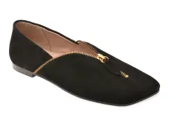 Balerini EPICA negri, 1101416, din piele intoarsa imagine