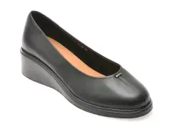 Balerini EPICA negri, 1216G16, din piele naturala imagine