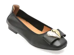 Balerini EPICA negri, 22838, din piele naturala imagine