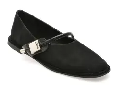 Balerini EPICA negri, 574338, din piele intoarsa imagine