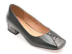 Balerini EPICA negri, 607, din piele naturala imagine