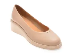 Balerini EPICA nude, 1216G16, din piele naturala imagine